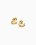 Small Gold-plated Bold earrings Day