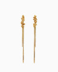 Gold-plated earrings Kaviar