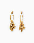 Statement earrings Kaviar gold-plated