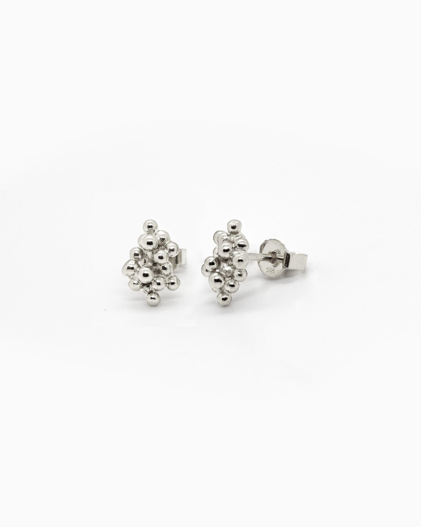 Earstuds Kaviar silver