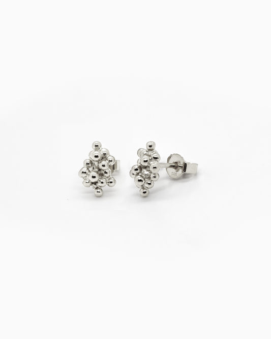 Earstuds Kaviar silver