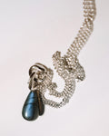 Silver Labradorite Necklace