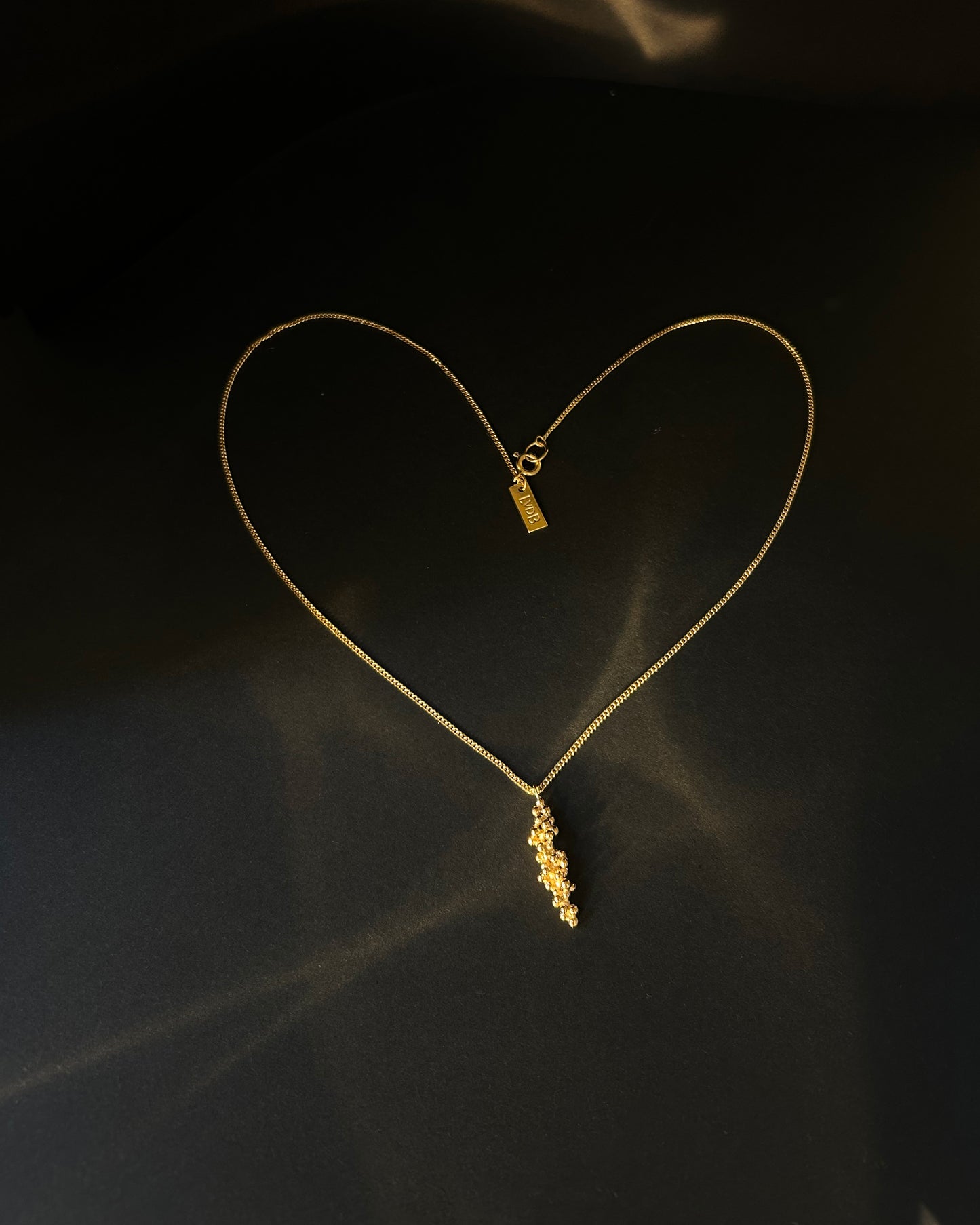 Fine gold-plated Summer Kaviar necklace